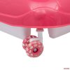 Baby Mix bébikomp kormánykerékkel,szilikon kerekekkel (pink)