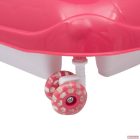 Baby Mix bébikomp kormánykerékkel,szilikon kerekekkel (pink)