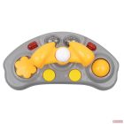 Baby Mix bébikomp kormánykerékkel,szilikon kerekekkel (sötétszürke)