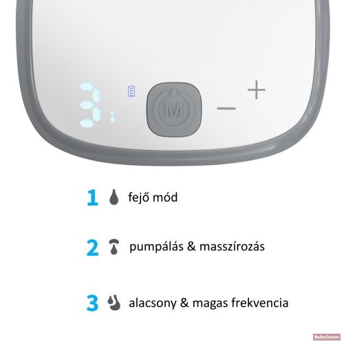BabyOno Shelly elektromos mellszívó, melltartóba rakható