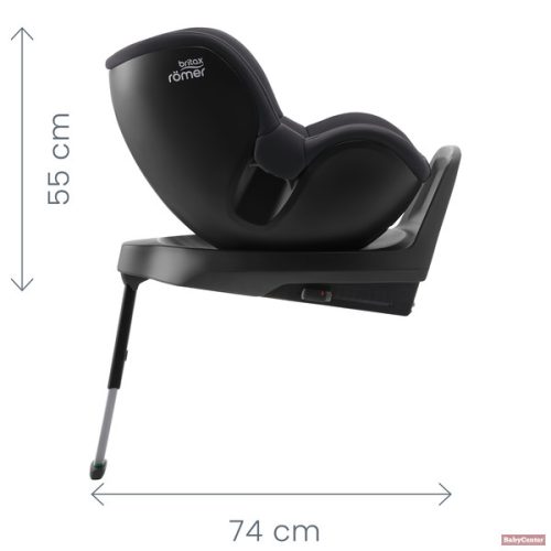 Römer Dualfix M PLUS 360° (3hó- 4év) 61-105 cm (20kg-ig) - Space Black