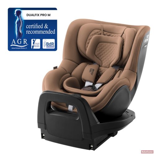 Römer Dualfix Pro M LUX 360° (3hó- 4év) 61-105 cm (19kg-ig) - Warm Caramel