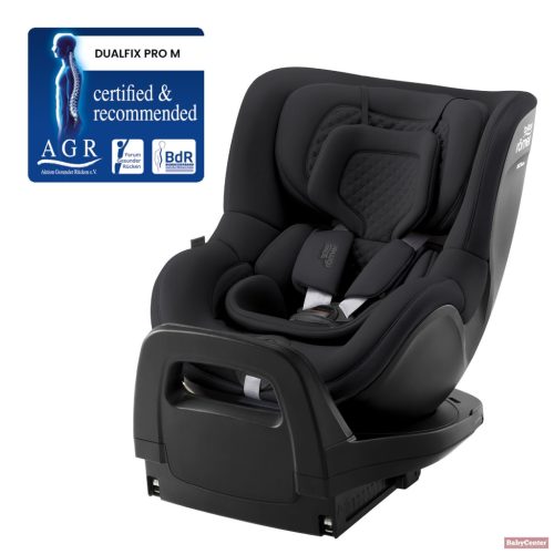 Römer Dualfix Pro M LUX 360° (3hó- 4év) 61-105 cm (19kg-ig) - Onyx Black