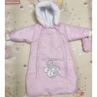 Bunny babazsák /bundazsák/ vízlepergetős külső anyag - újszülött kortól /rózsaszín/