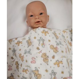 Bunny prémium textilkifogó 140x140cm 100% pamut - kutyus