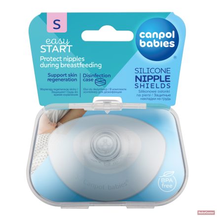 Canpol Babies EasyStart szilikon bimbóvédő - 2 db S méret