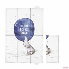   Ceba pelenkázólap összehajtható 60x40cm Watercolor World Born to be Wild