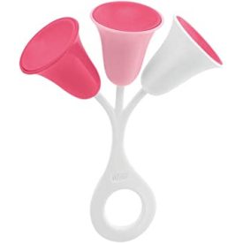 Chicco tulipán csörgő - rózsaszín