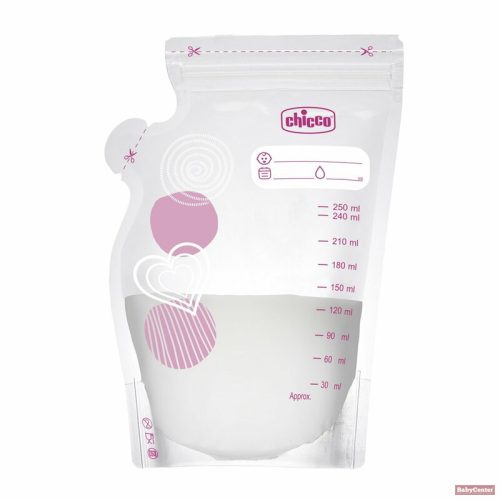 Chicco Anyatejgyűjtő zacskó 30db elősterilizált