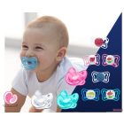 Chicco Physio Soft nyugtató szilikoncumi - rózsaszín 16-36 hó