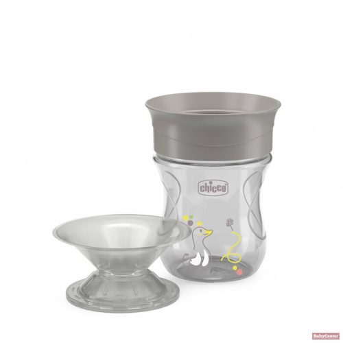 Chicco Perfect Cup 360° itatópohár 200 ml - Szürke