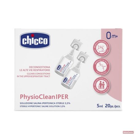 Chicco Hipertóniás sóoldat steril 3,5%-os, 20db x 5 ml (0hó+)