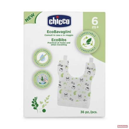 Chicco Eco Bibs lebomló öko-előke (36db)
