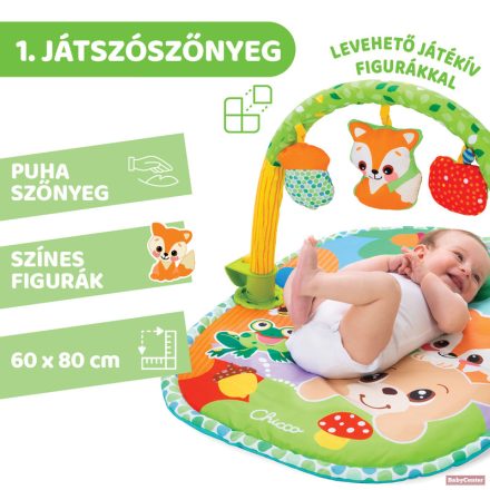 Chicco Játszószőnyeg Activity Gym kiságy panellel