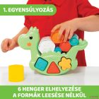 Chicco Hintázó dínó építőjáték 2in1 ECO+
