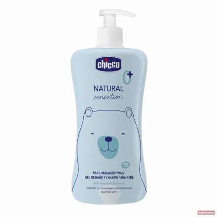 Chicco fürdető és sampon - natural sensition Újszülött kortól - 500ml 