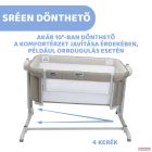 Chicco Next to me Magic EVO bölcső,babaöböl - Grey Mist