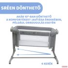 Chicco Next to me Magic EVO bölcső,babaöböl - Dark Grey