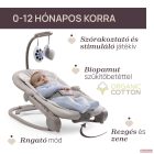 Chicco Mia rezgő-zenélő pihenőszék és fotel zenélő játékkonzollal (0-18 kg) Fossil