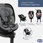 Chicco EVERONE I-SIZE 40-150cm - Grey Black