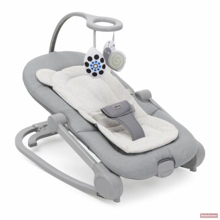 Chicco Mia rezgő-zenélő pihenőszék és fotel zenélő játékkonzollal (0-18 kg) Pebble