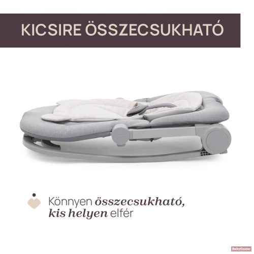 Chicco Mia rezgő-zenélő pihenőszék és fotel zenélő játékkonzollal (0-18 kg) Pebble