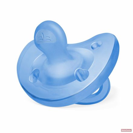 Chicco Physio Soft nyugtató szilikoncumi - kék 16-36 hó