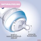 Chicco NaturalFeeling 150 ml cumisüveg 0hó+ normál folyású /kék/