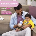 Chicco NaturalFeeling 150 ml cumisüveg 0hó+ normál folyású /kék/