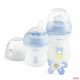 Chicco Natural Feeling cumisüveg ajándékszett 3 részes - kék