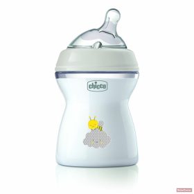   Chicco NaturalFeeling 250 ml cumisüveg 2hó+ közepes folyású /neutral/