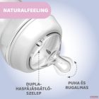 Chicco NaturalFeeling 330 ml cumisüveg 6hó+ gyors folyású /neutral/
