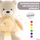 Chicco Baby Bear plüss maci zenélő projektor (éjjelifény) - neutral