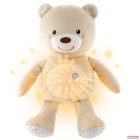 Chicco Baby Bear plüss maci zenélő projektor (éjjelifény) - neutral