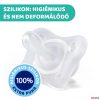 Chicco Physio Soft (MiniSoft) nyugtató szilikoncumi - kék/transzparens 0-2 hó