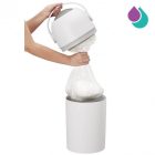 Chicco pelenkatároló konténer (pelenka kuka) - normál szemetes zsákkal használható - sötétszürke