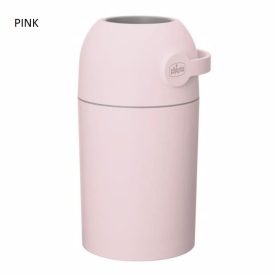   Chicco pelenkatároló konténer (pelenka kuka) - normál szemetes zsákkal használható - pink