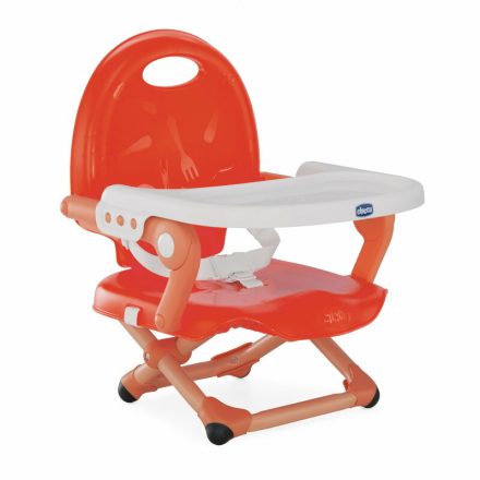 Chicco Pocket Snack székre tehető etetőszék-székmagasító /poppy red/