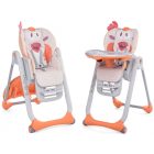 Chicco Polly 2 Start etetőszék 4kerekű- újszülött kortól /dots/