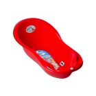 TegaBaby 86cm kispiskóta vízhőmérős babakád - autós piros