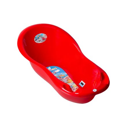 TegaBaby 86cm kispiskóta vízhőmérős babakád - autós piros