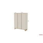 Faktum Sienna Cappuccino 3 osztású szekrény