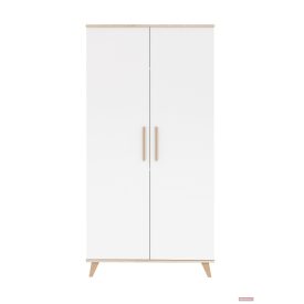 Faktum FLIP White & Oak 2 osztású szekrény