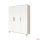 Faktum FLIP White & Oak 3 osztású szekrény