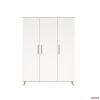 Faktum FLIP White & Oak 3 osztású szekrény
