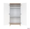 Faktum FLIP White & Oak 3 osztású szekrény