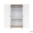 Faktum FLIP White & Oak 3 osztású szekrény