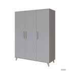 Faktum FLIP Grey 3 osztású szekrény