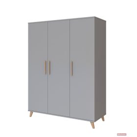 Faktum FLIP Grey 3 osztású szekrény