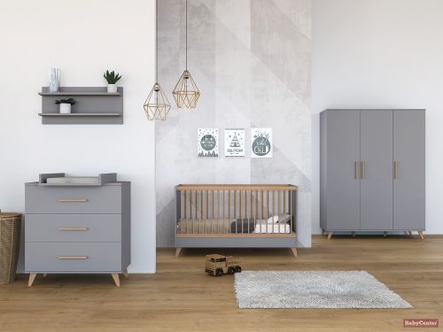 Faktum FLIP Grey 3 osztású szekrény